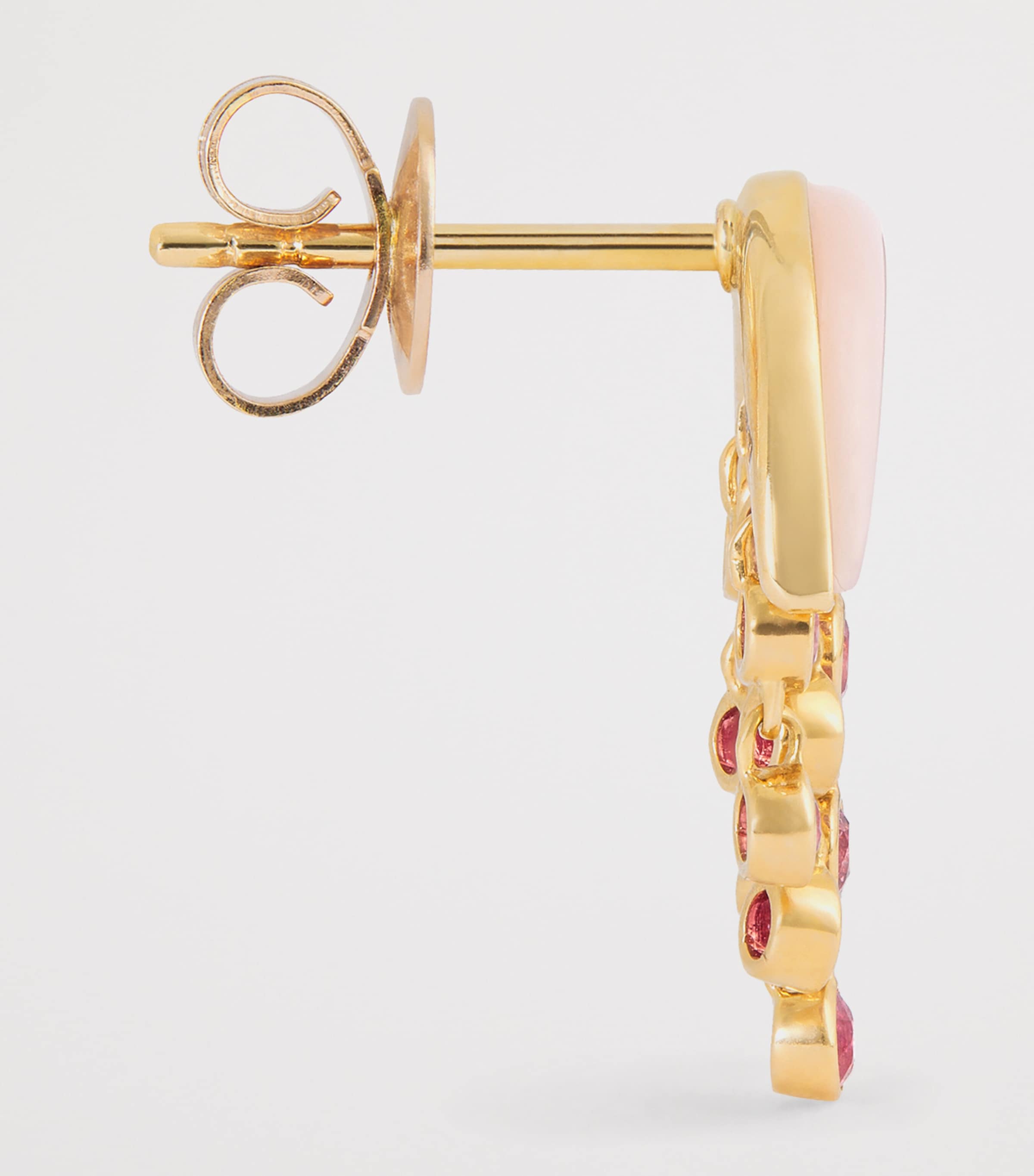 Yellow Gold, Sapphire and Opal Baby Fringe Earrings YELLOW GOLD Image 4