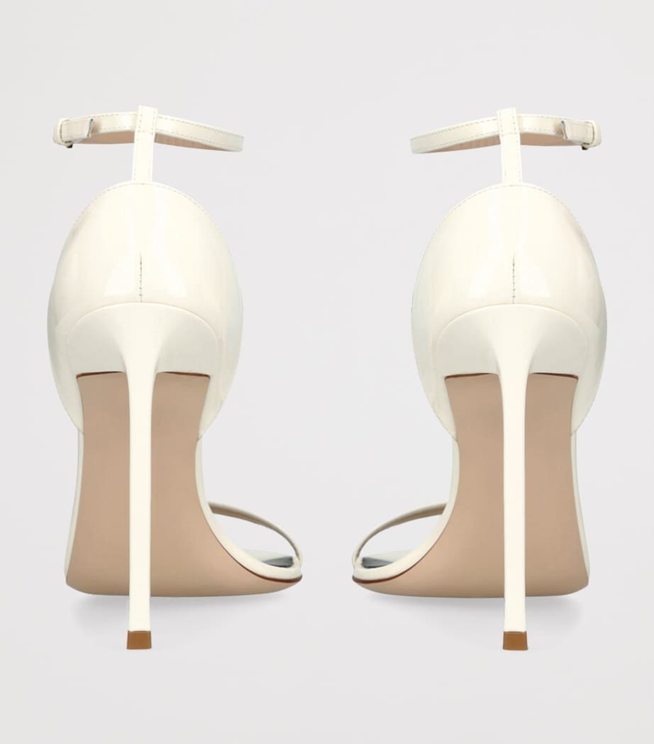 TOM FORD Patent Leather Vertigo Heeled Sandals 105 Bone Image 2