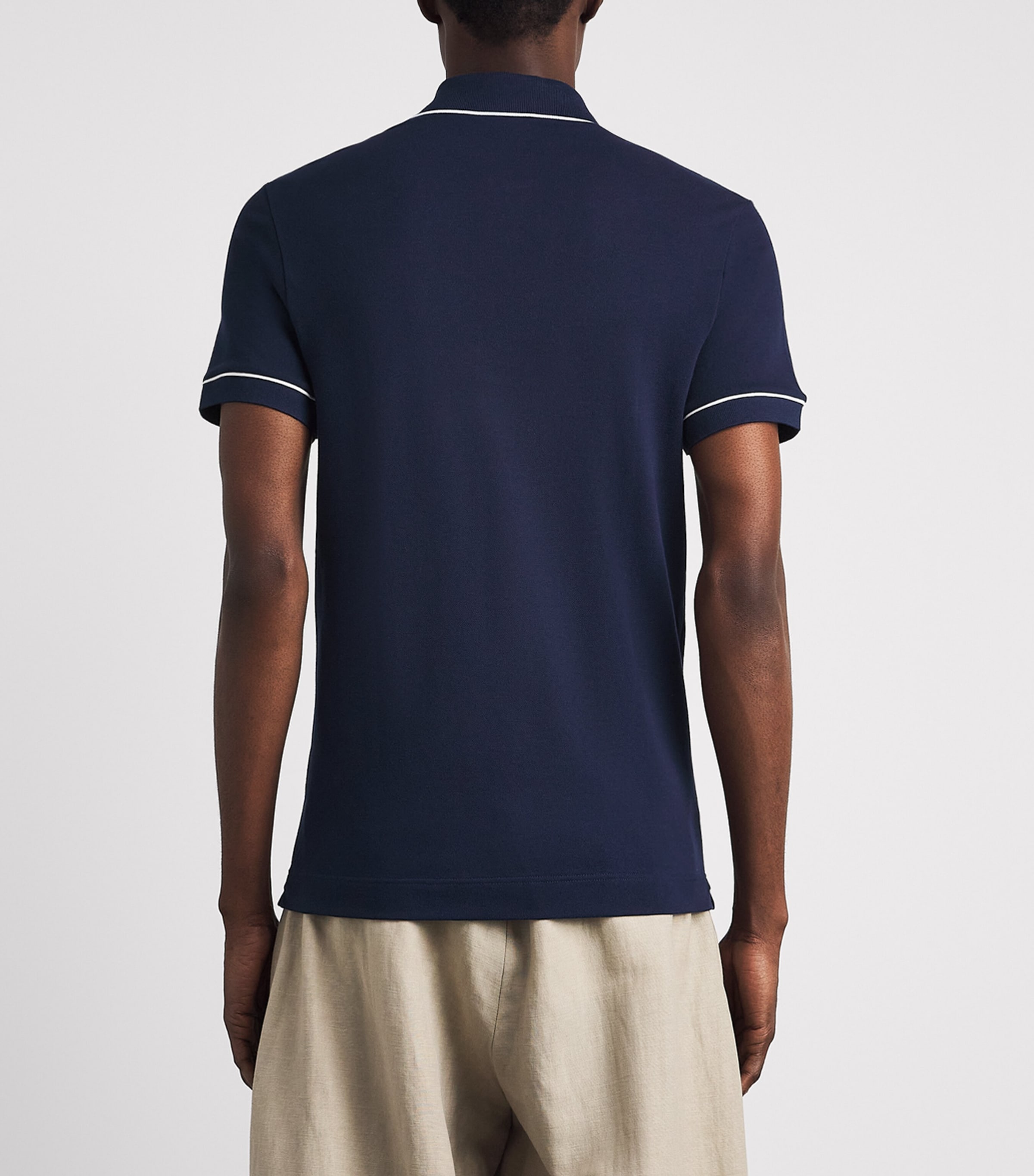 Lacoste Mens Cotton Original Polo Shirt Navy Blue Image 5