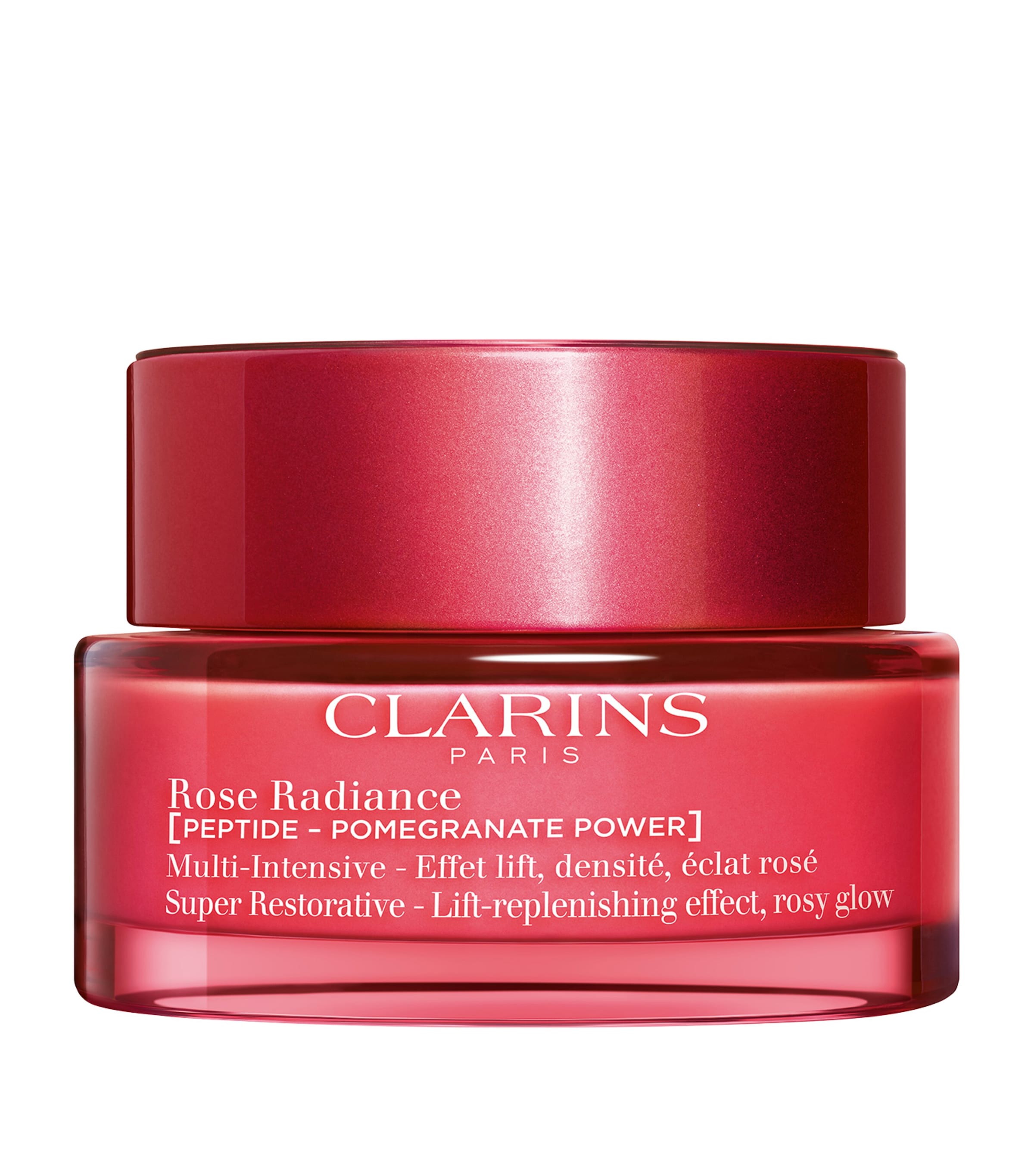 Clarins Super Restorative Rose Radiance Peptide Anti Aging Face Moisturizer
