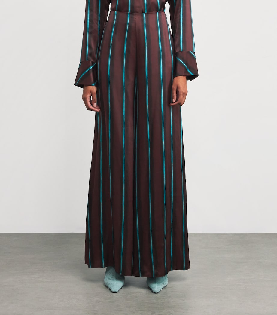 Arneau Wide-Leg Trousers CALLIOPE / AQUA Image 3