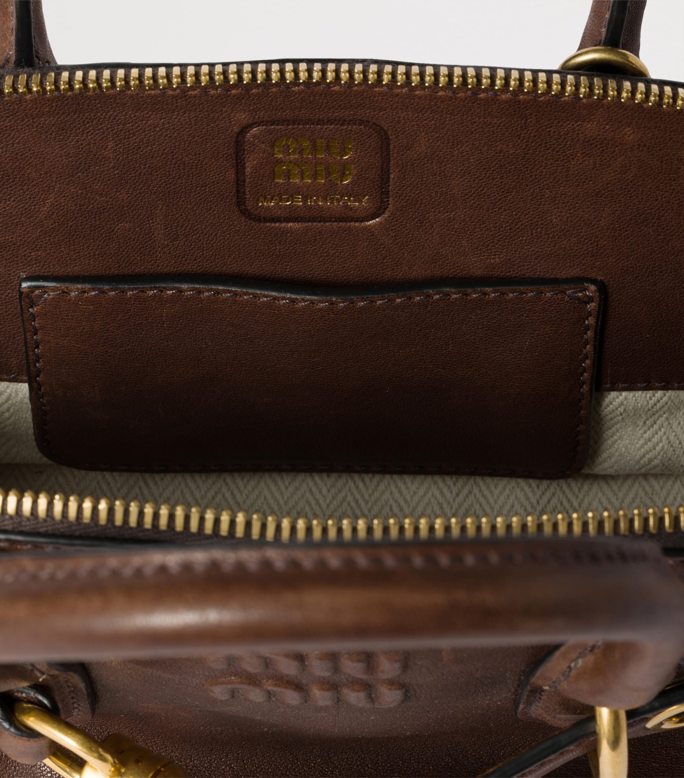 Mini Nappa Leather Aventure Top-Handle Bag F0NBL Image 6