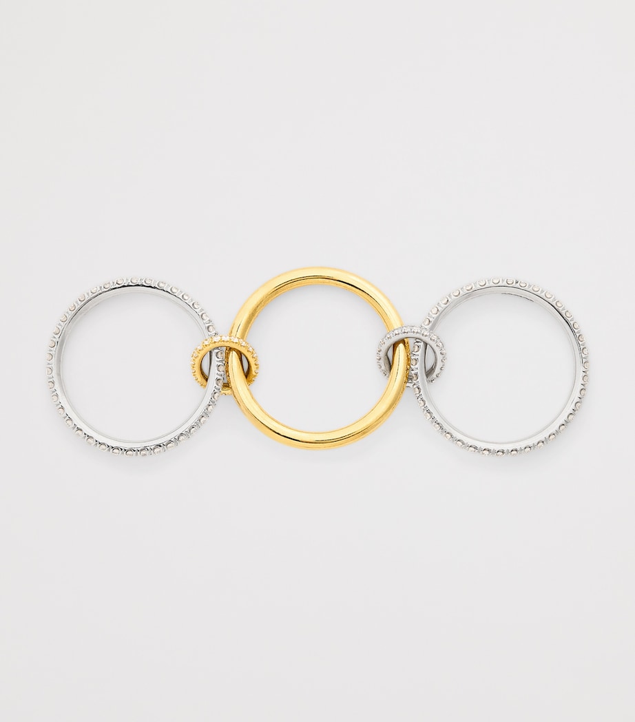 Spinelli Kilcollin Yellow, White Gold and Diamond Esme Ring Yellow Gold Image 3