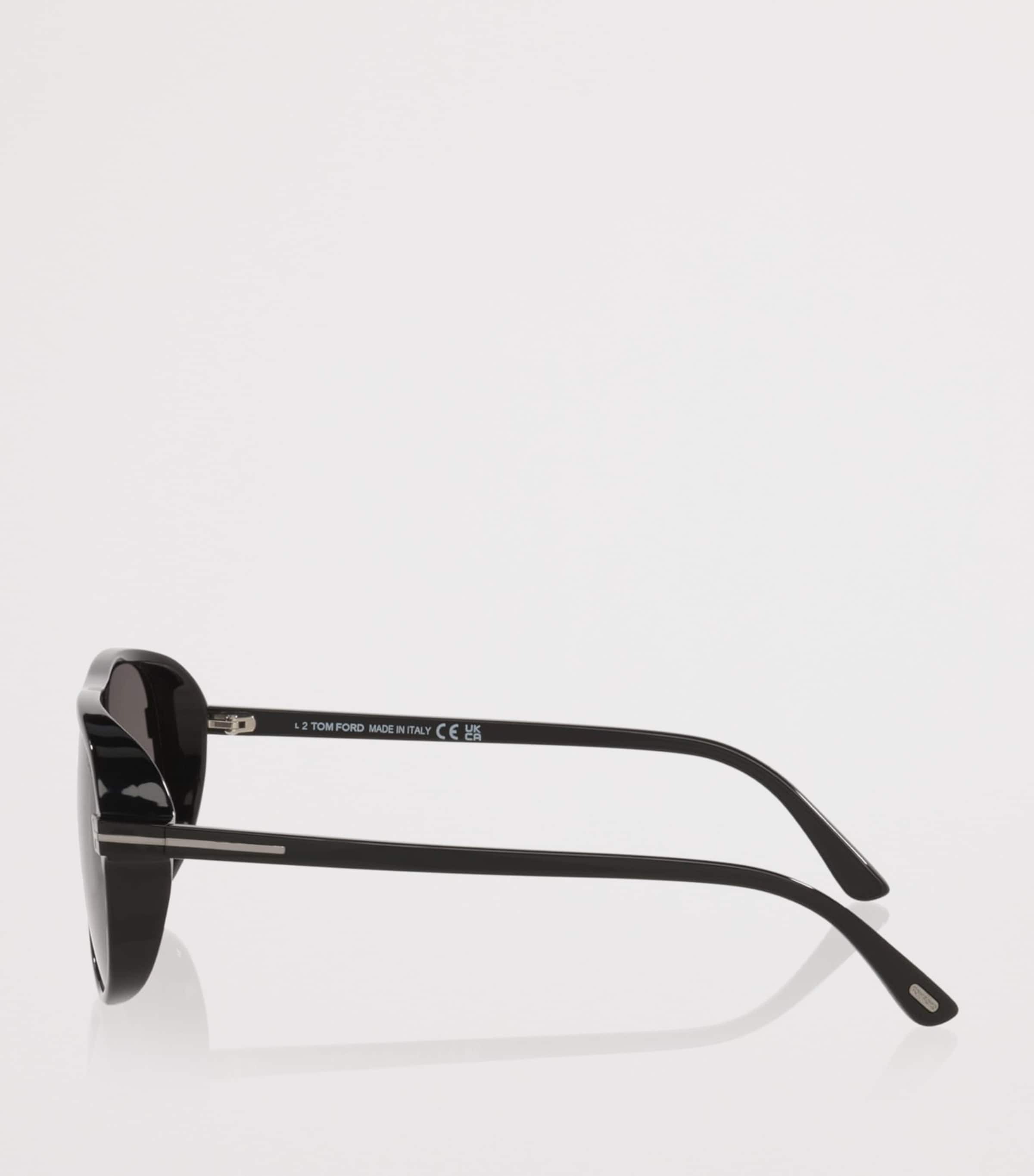 TOM FORD Guillaume_Tr Pilot Sunglasses Black Image 3