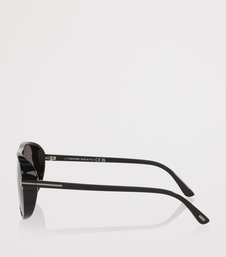 TOM FORD Guillaume_Tr Pilot Sunglasses Black Image 3