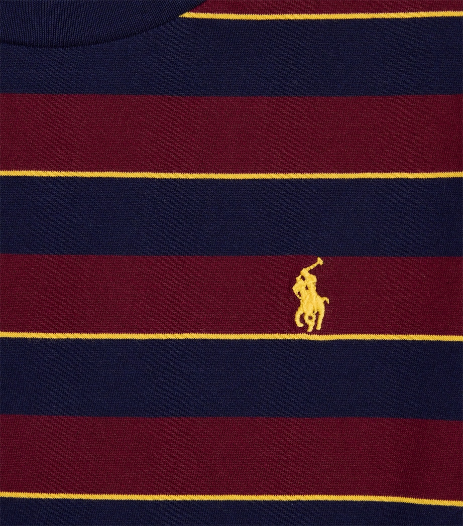 Stripe Polo Pony T-Shirt (2-7 Years) MULTI Image 3
