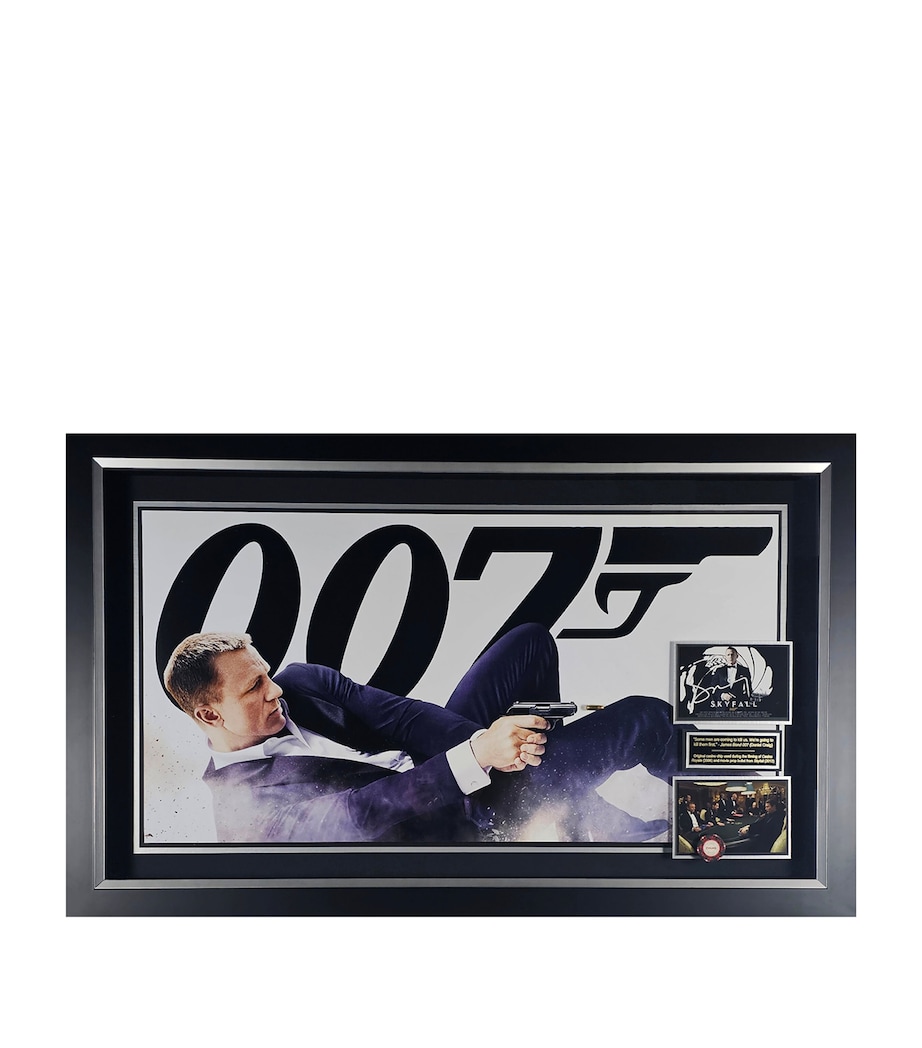 James Bond Skyfall Daniel Craig Signed Framed Display MULTI Image 1
