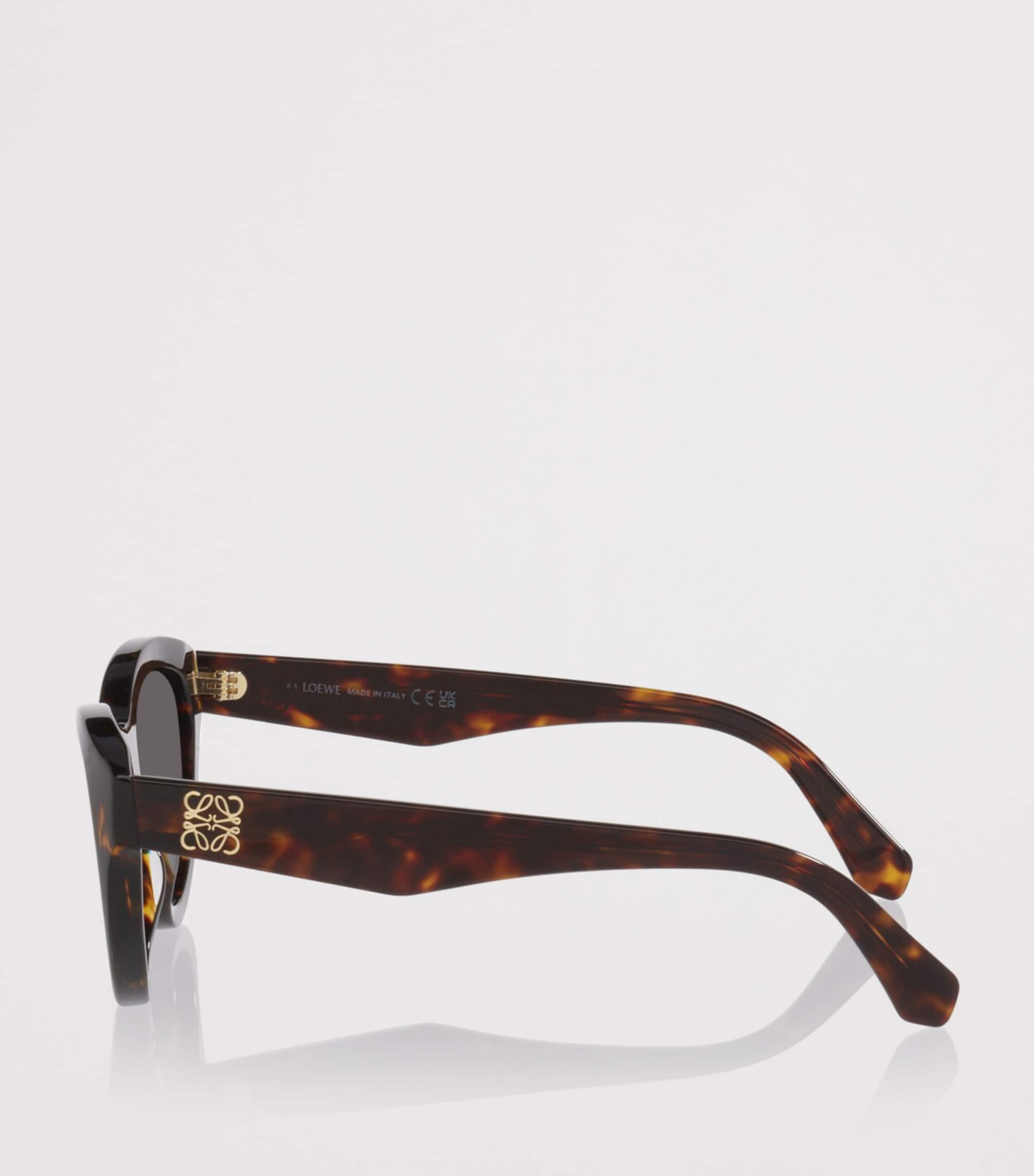 LOEWE Mini Anagram Cat Eye Sunglasses White Image 3