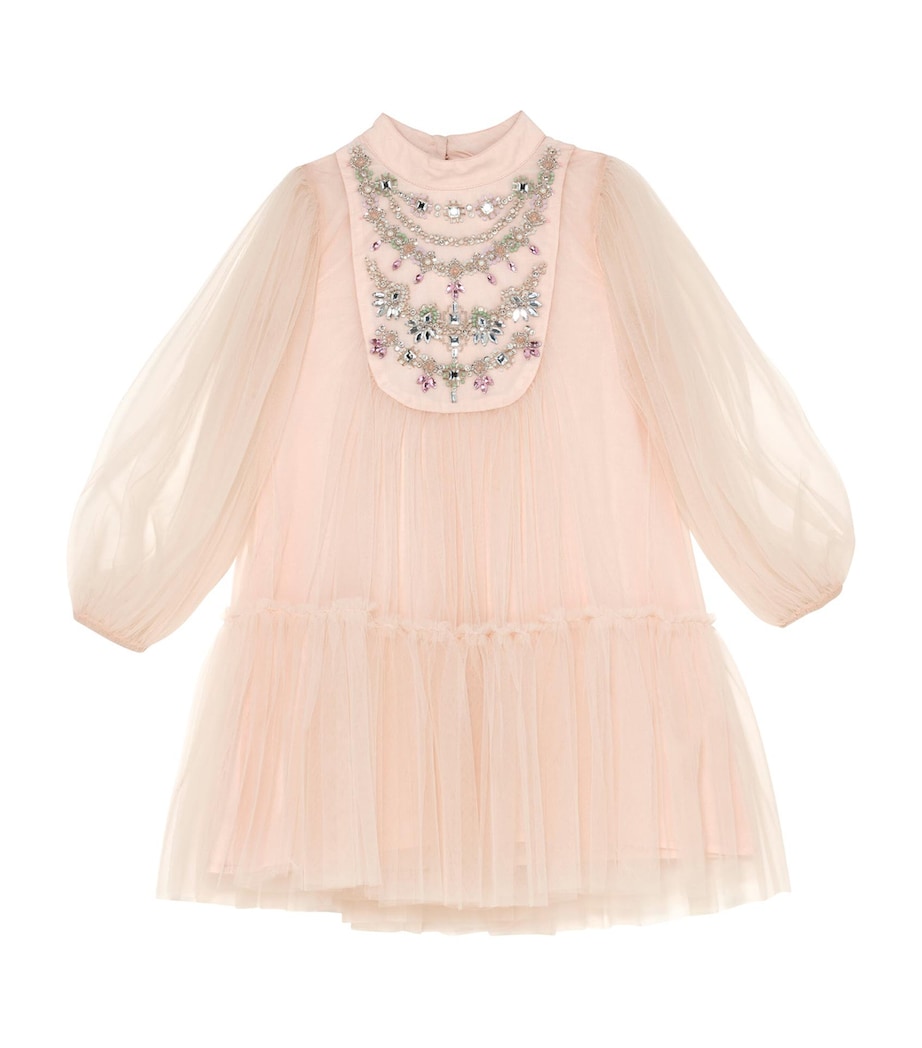 Tulle Crown Jewel Dress (12 Years) PEARL Image 1