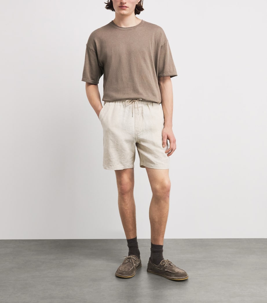 NN.07 Mens Cotton-Linen Ryan T-Shirt Clay Mirage Image 2