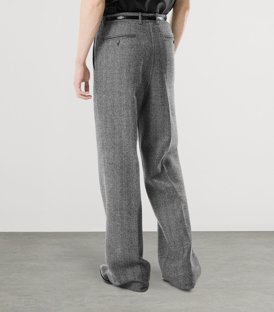 Herringbone Tailored Trousers NWA Image 5