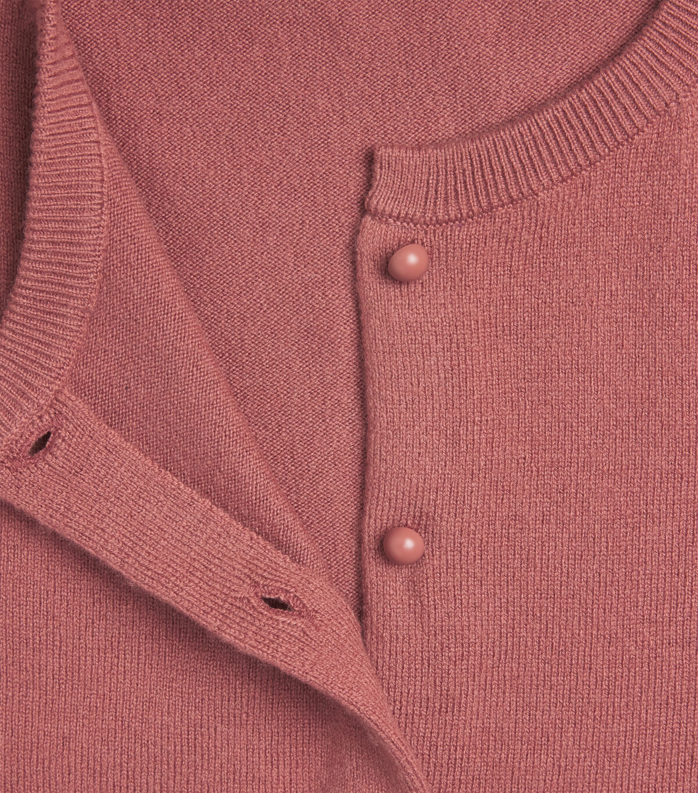 Vince Womens Wool-Blend Cardigan Rose Jam Image 6