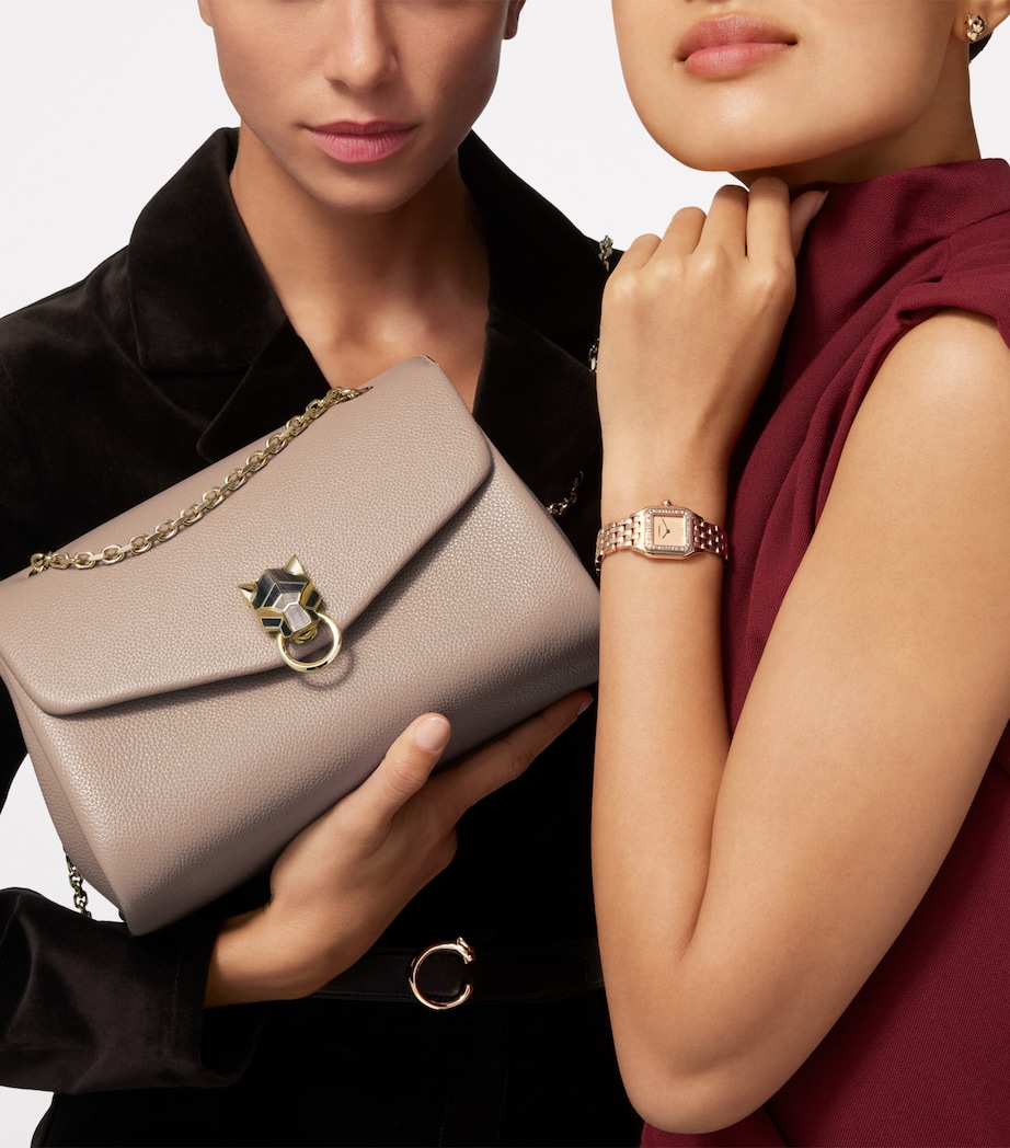 Small Panthère Graphique de Cartier Shoulder Bag BEIGE Image 7