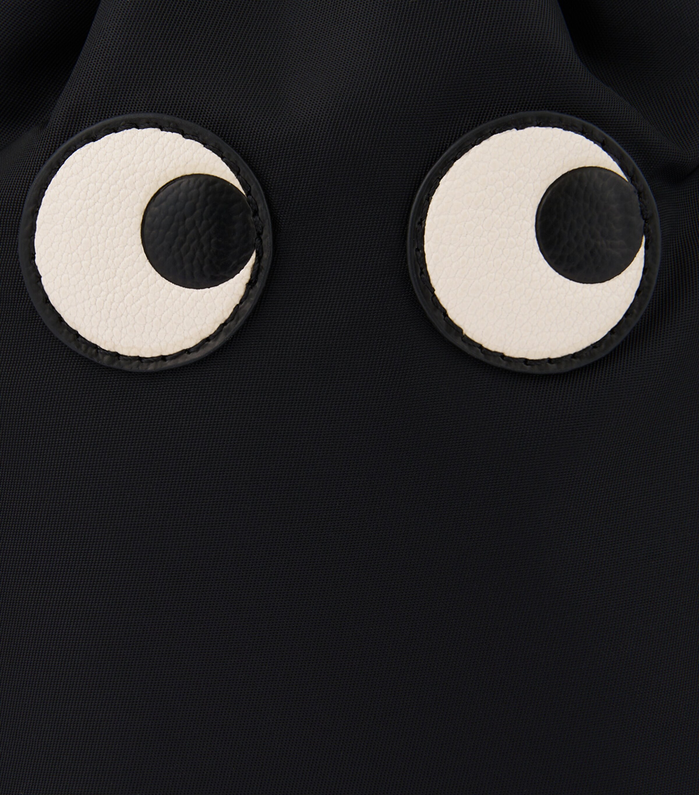 Anya Hindmarch Econyl Eyes Drawstring Pouch Black Image 6