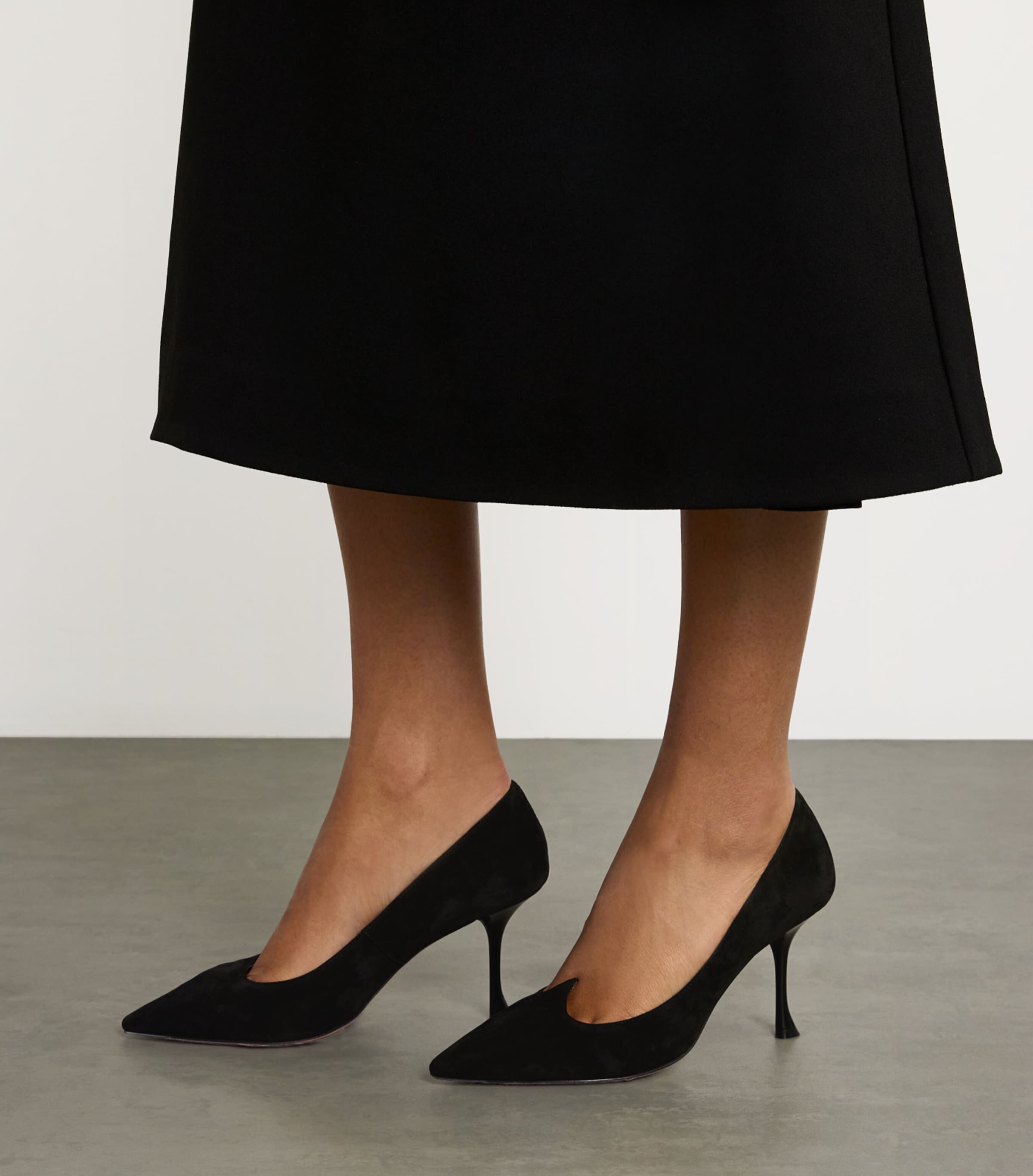 Roger Vivier Suede I Love Vivier Pumps 85 Black Image 2