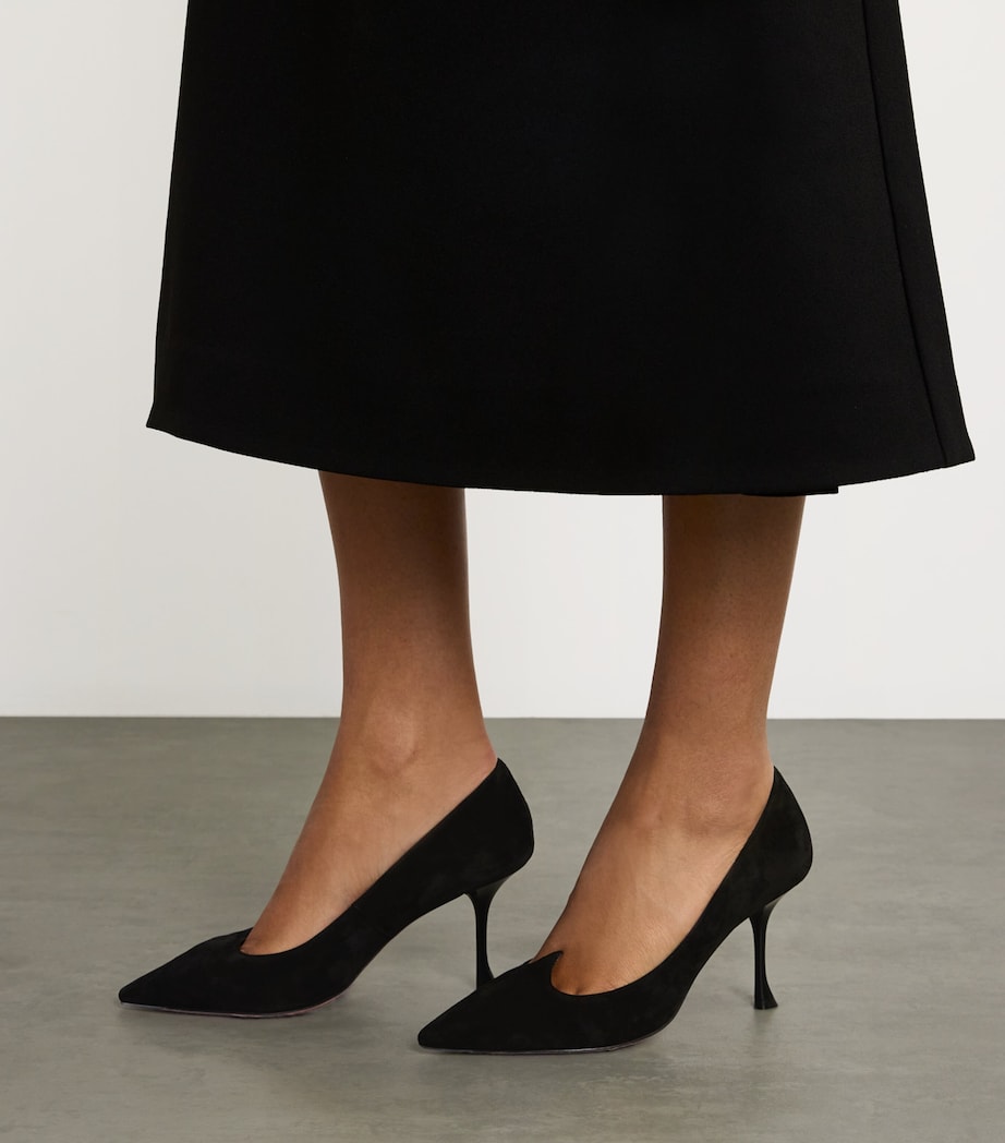 Roger Vivier Suede I Love Vivier Pumps 85 Black Image 2