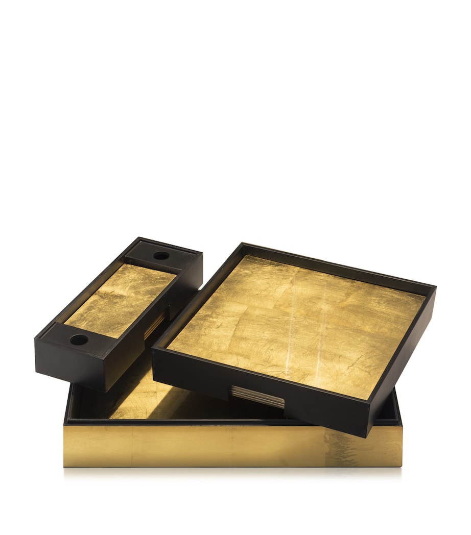 Gold Leaf Matbox (Set of 8) NO COLOUR Image 1