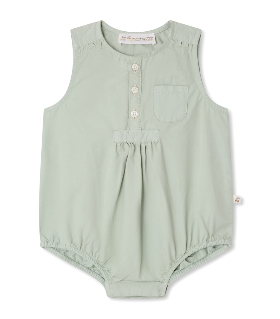 Organic Cotton Nico Bodysuit (1-18 Months) VERT CELADON Image 1