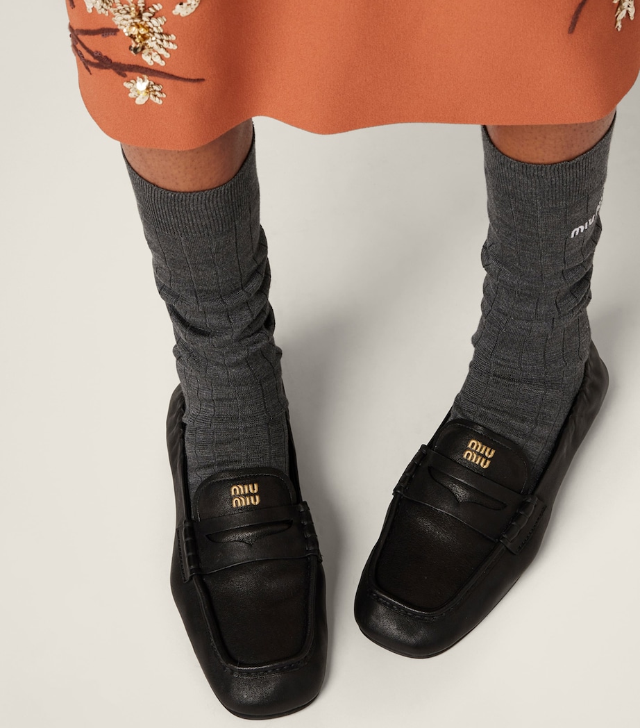 Nappa Leather Loafers F0002 Image 4