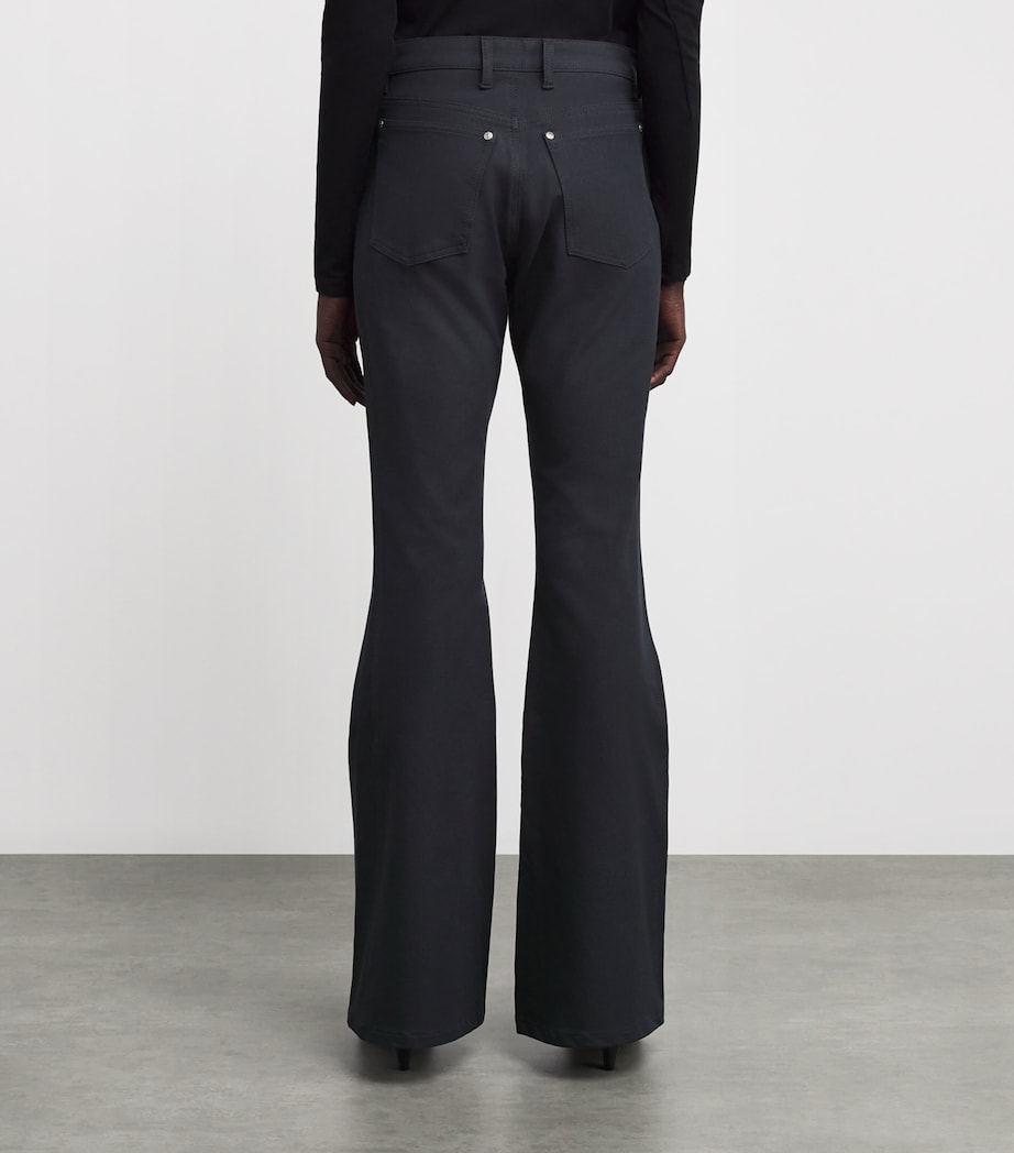 Stretch-Gabardine Bond Trousers SMOKE Image 4