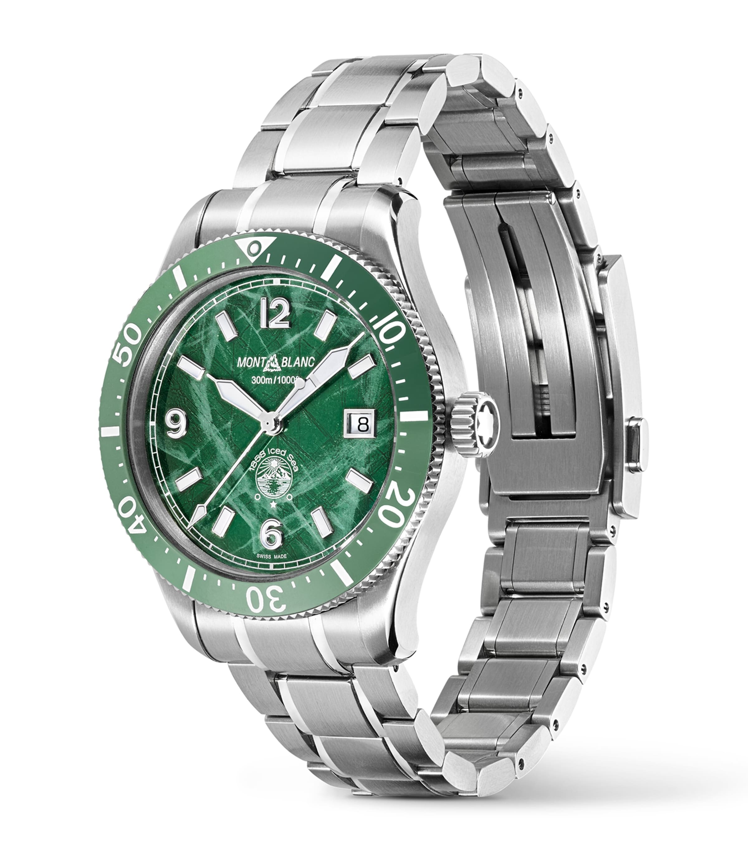 Montblanc Stainless Steel 1858 Iced Sea Automatic Date Watch 41mm Image 2