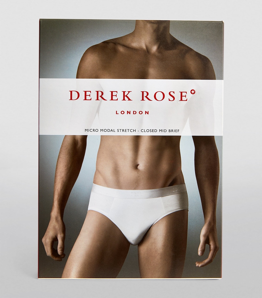 Derek Rose Mens Micro Modal Briefs Black Image 4