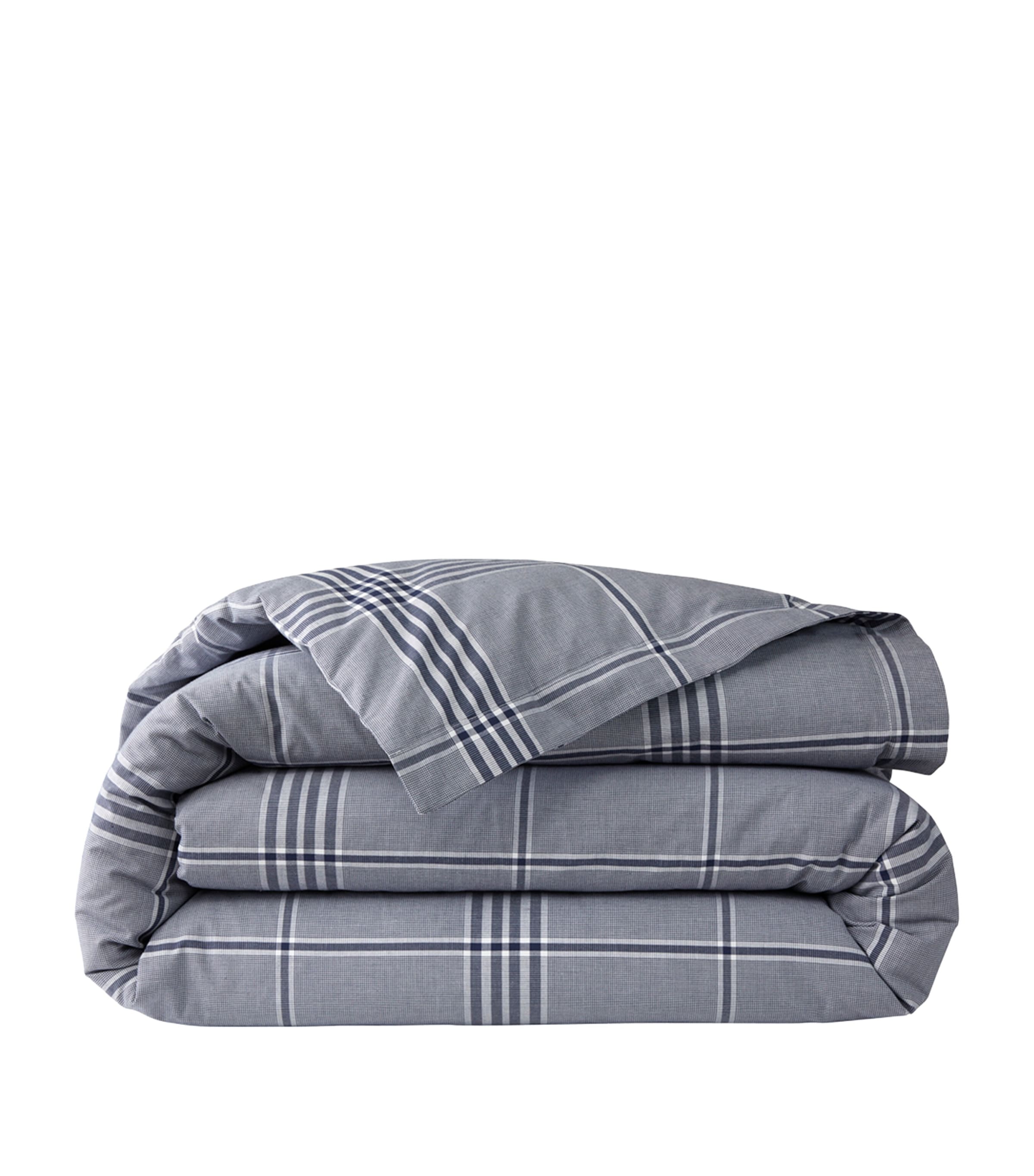 Ralph Lauren Home Cotton August Super King Duvet Cover (220cm x 260cm) Navy Image 1