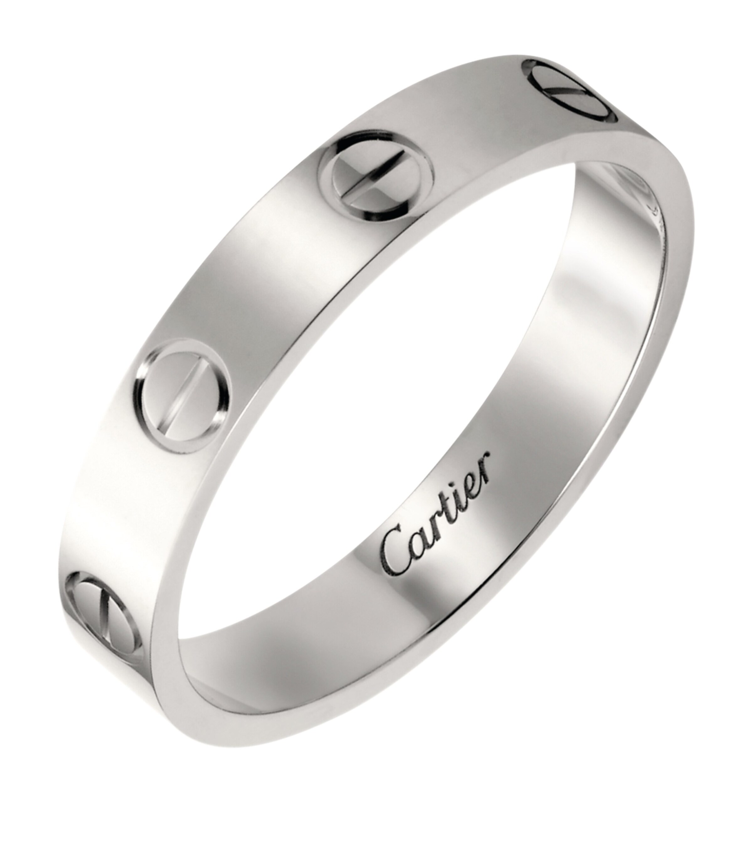 Platinum LOVE Wedding Band MULTI Image 10