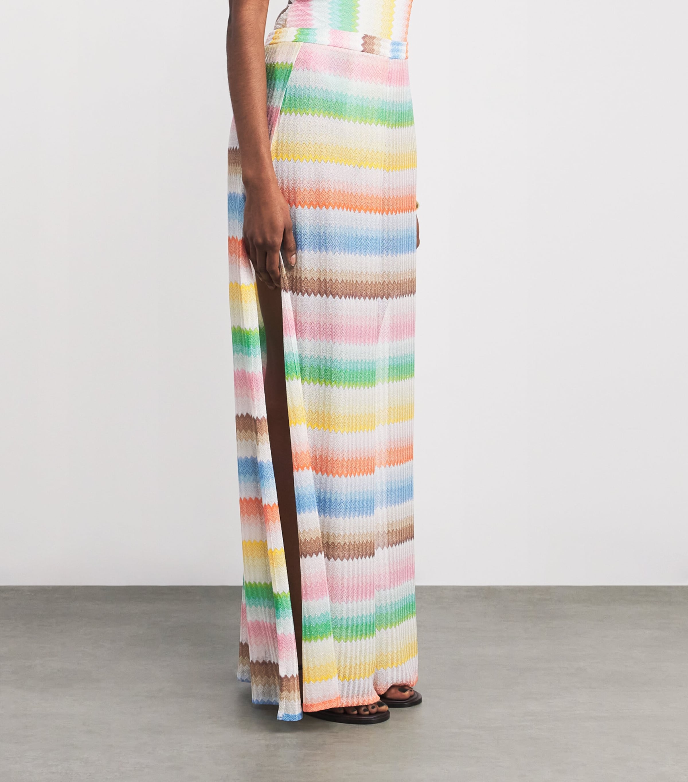 Zigzag Wide-Leg Trousers SM9X2MULTICOLOR Image 3