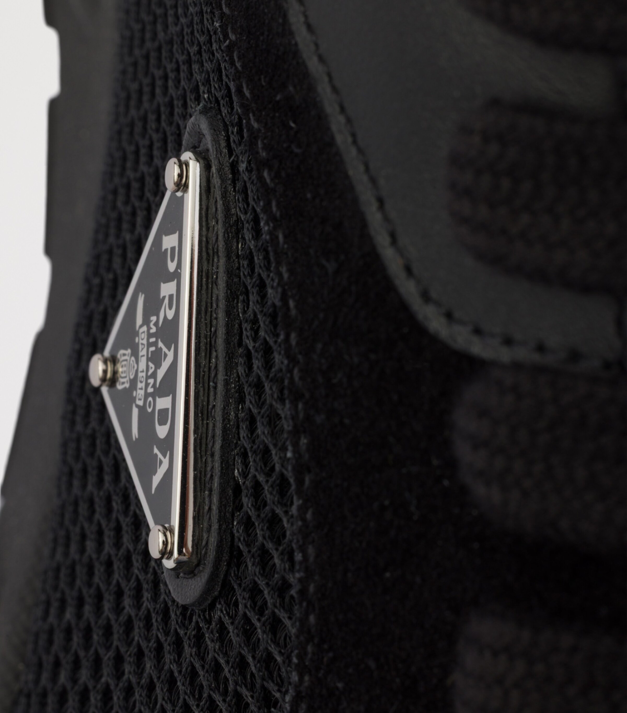 Prada Re-Nylon and Leather Prax Sneakers Black Image 6