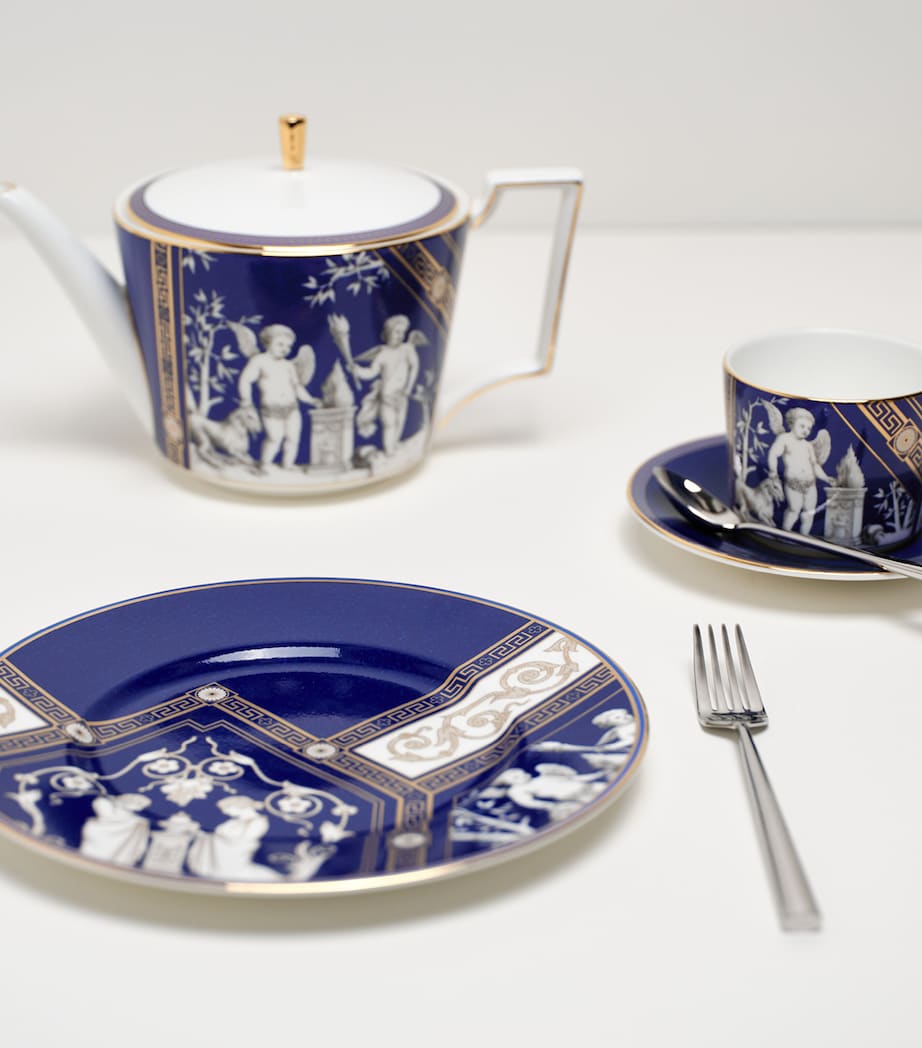 Renaissance Teacup and Saucer BLUE Image 7