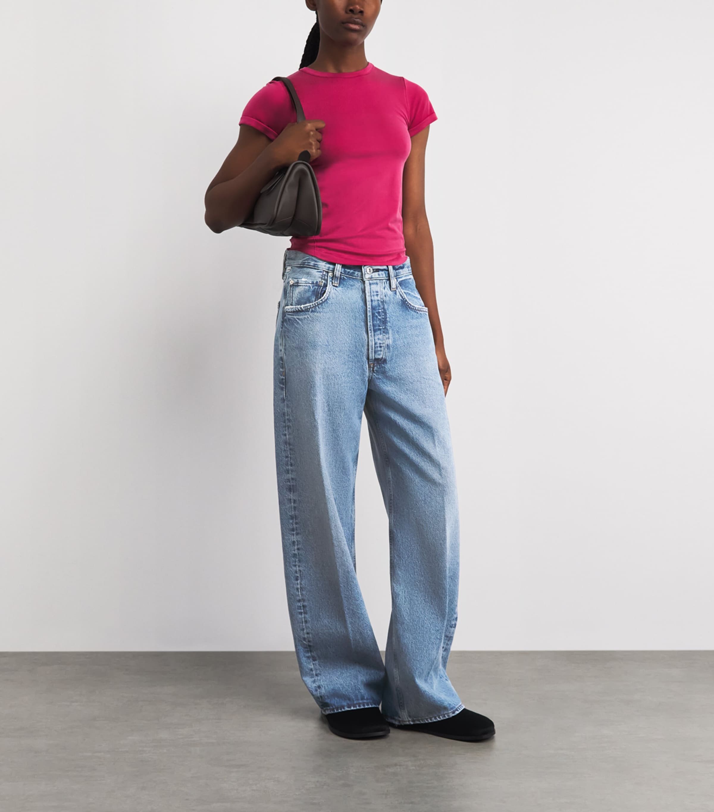 Citizens of Humanity Womens Ayla Baggy jeans Cupid Image 2