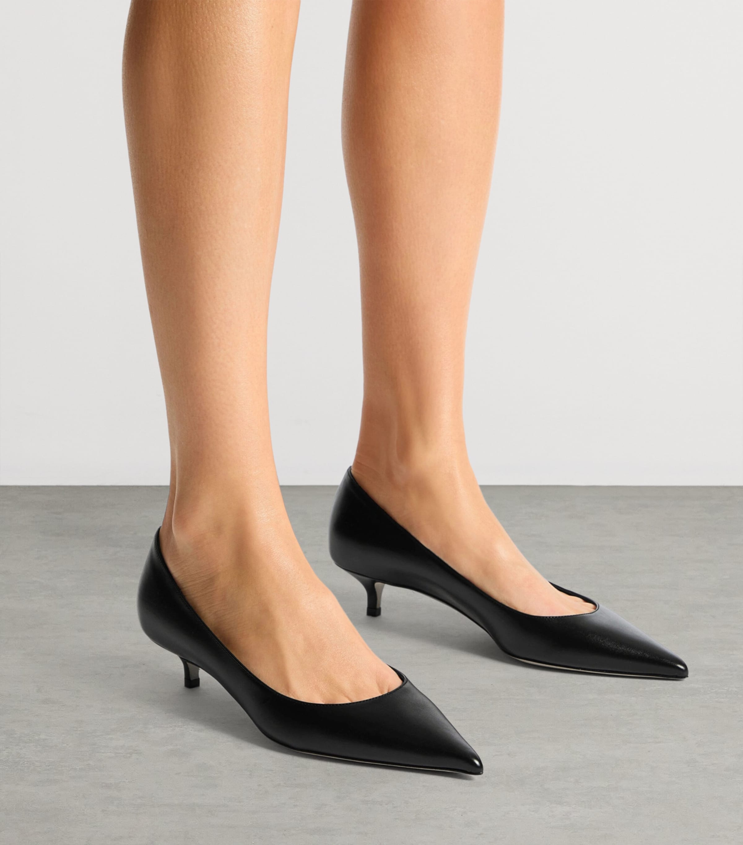 Amelia 35 Leather Pumps BLACK Image 2