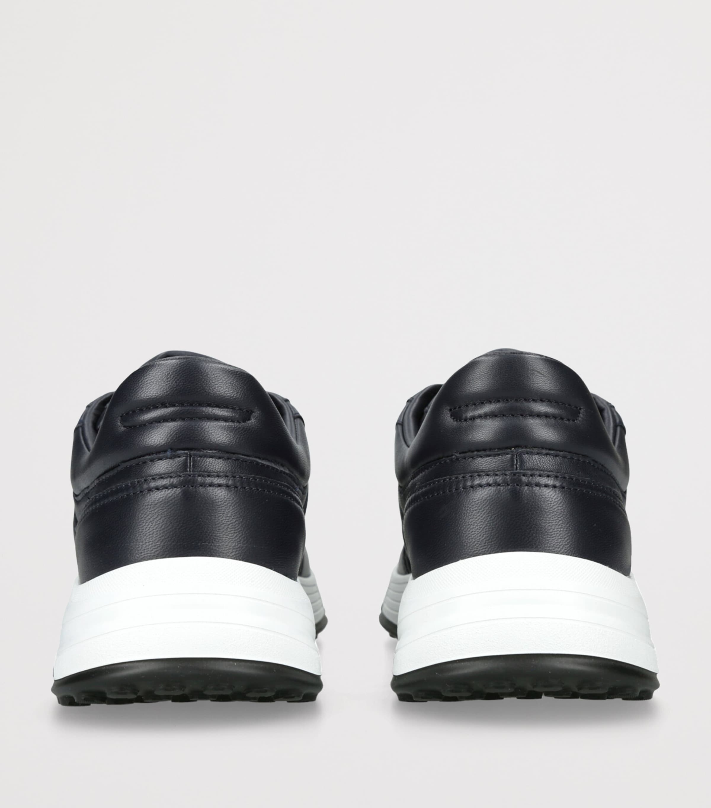 Leather Hyperlight Sneakers BLK/WHITE Image 2