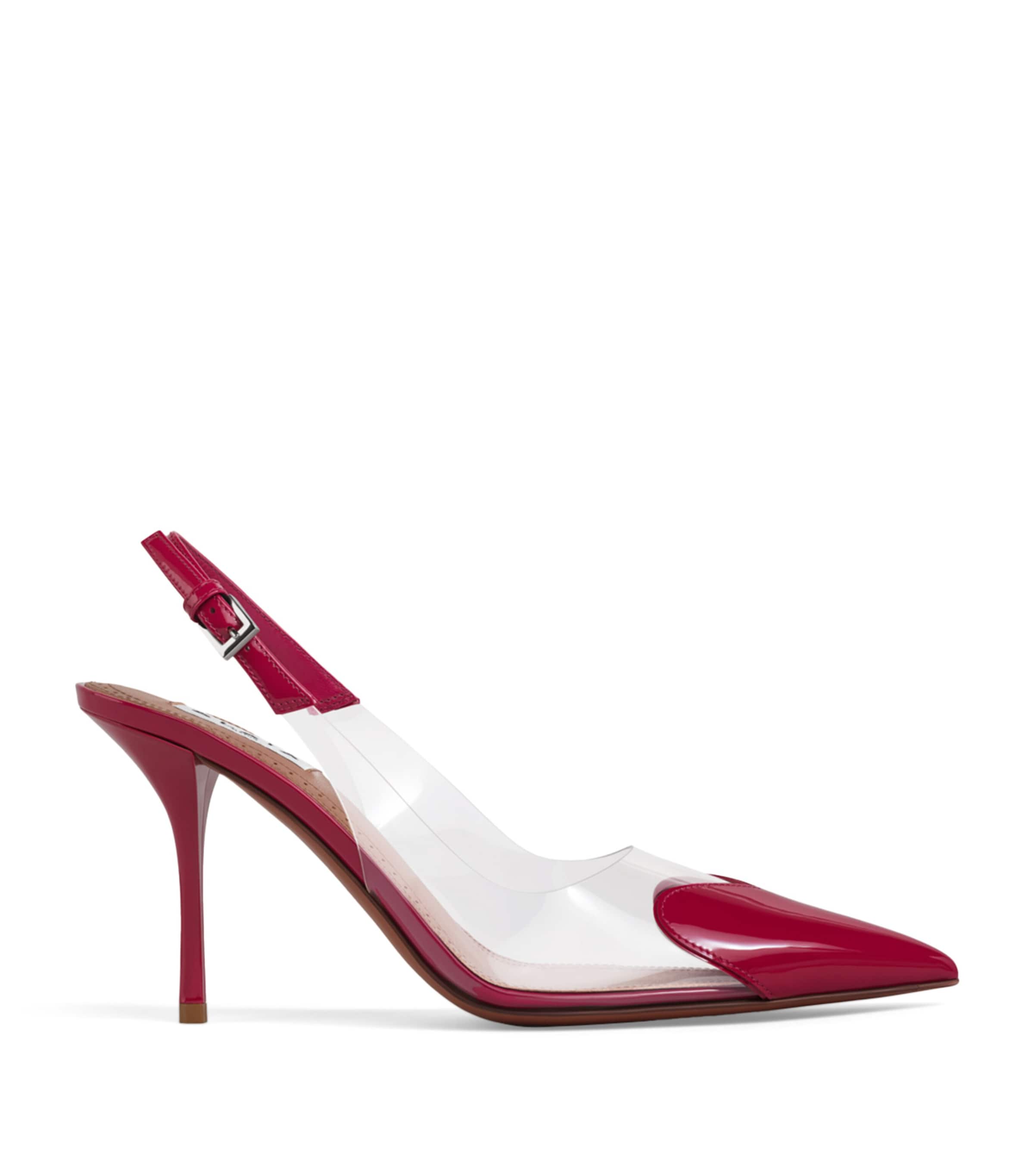 Patent Leather Le Coeur Slingback Pumps 90 FRAMBOISE Image 1