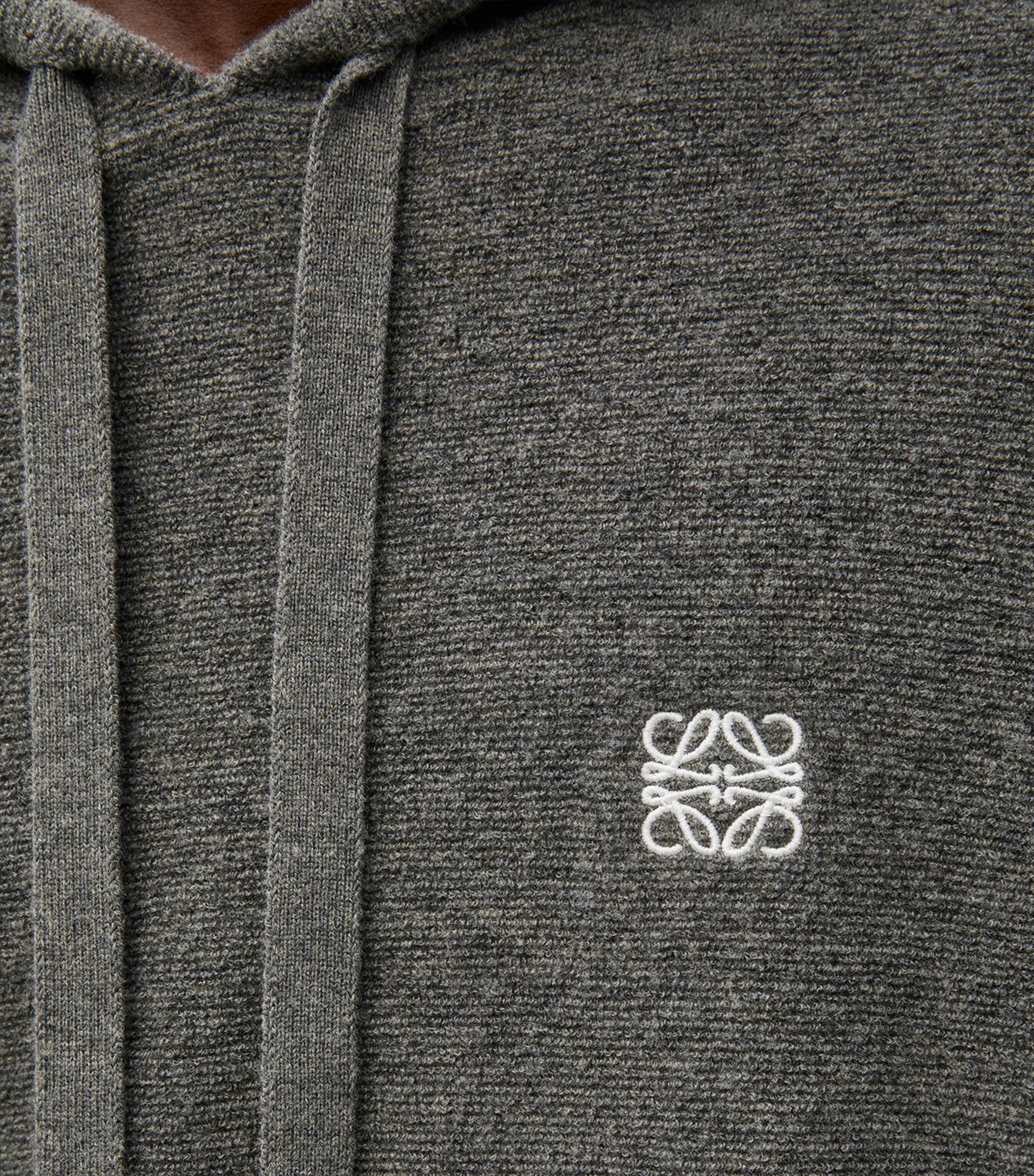 Wool Anagram Hoodie GREY Image 5