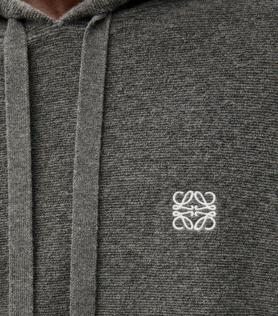 Wool Anagram Hoodie GREY Image 5