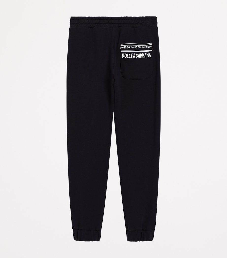 Cotton Fleece Logo Sweatpants (8-12+ Years) B0665-VERY DARK Image 2
