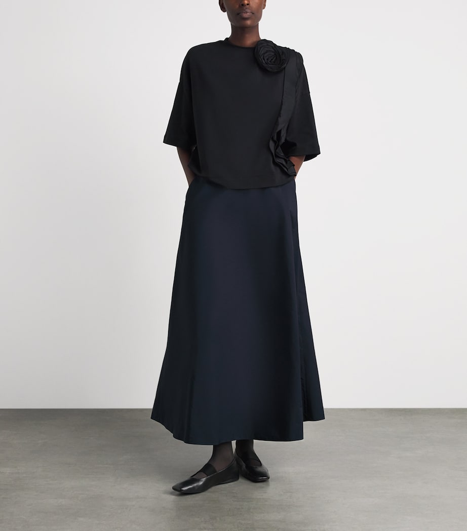 Max Mara Nappa Leather Ballet Flats Black Image 4