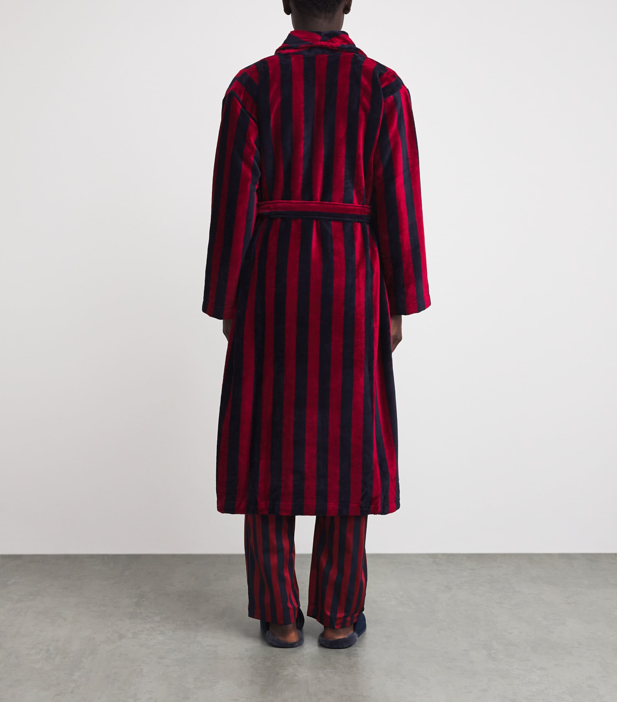 Terry Stripe Aston Bathrobe 032MUL Image 4