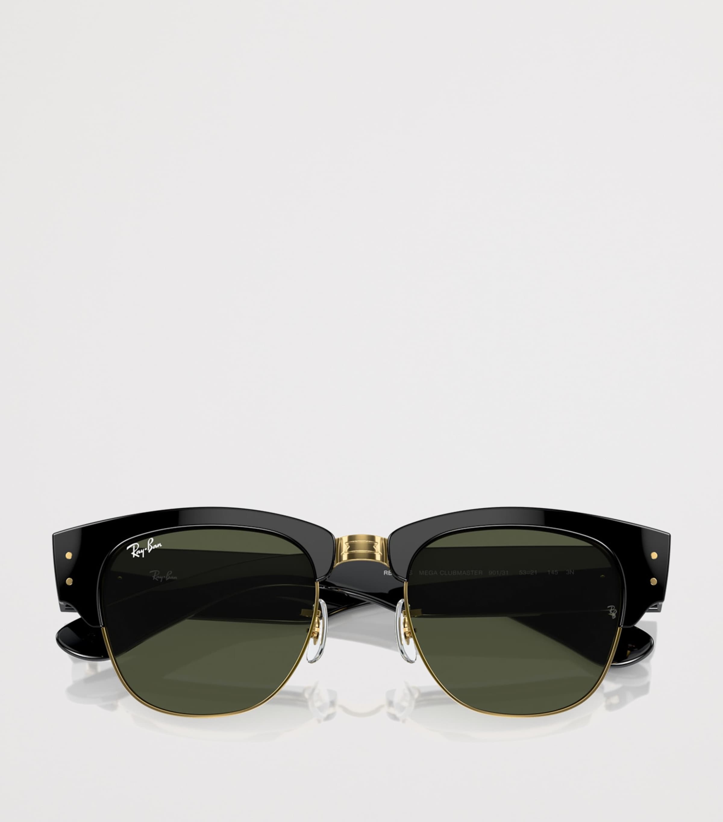 Ray-Ban Mega Clubmaster Square Sunglasses Black Image 5