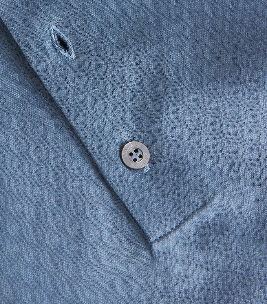 Cotton Jacquard Polo Shirt 420 Image 5