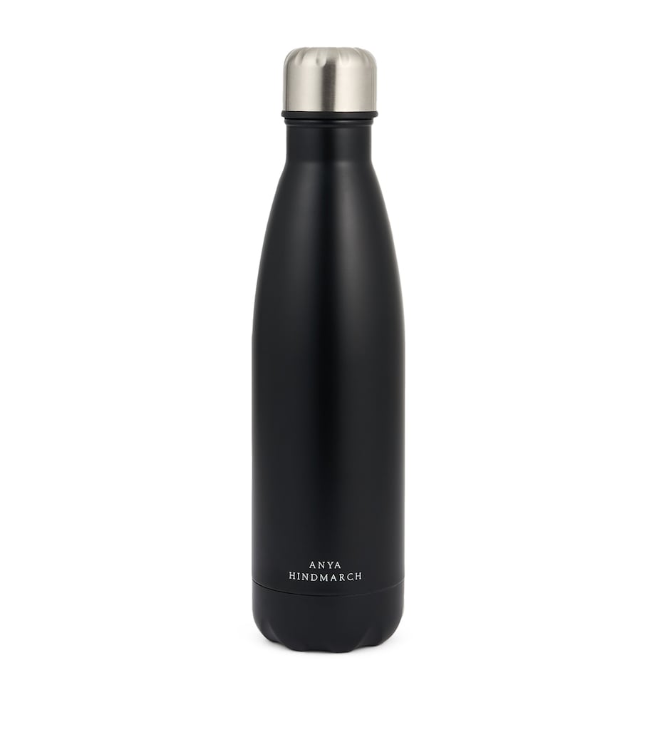 Stainless Steel Eyes Water Bottle (500ml) BLACK Image 2