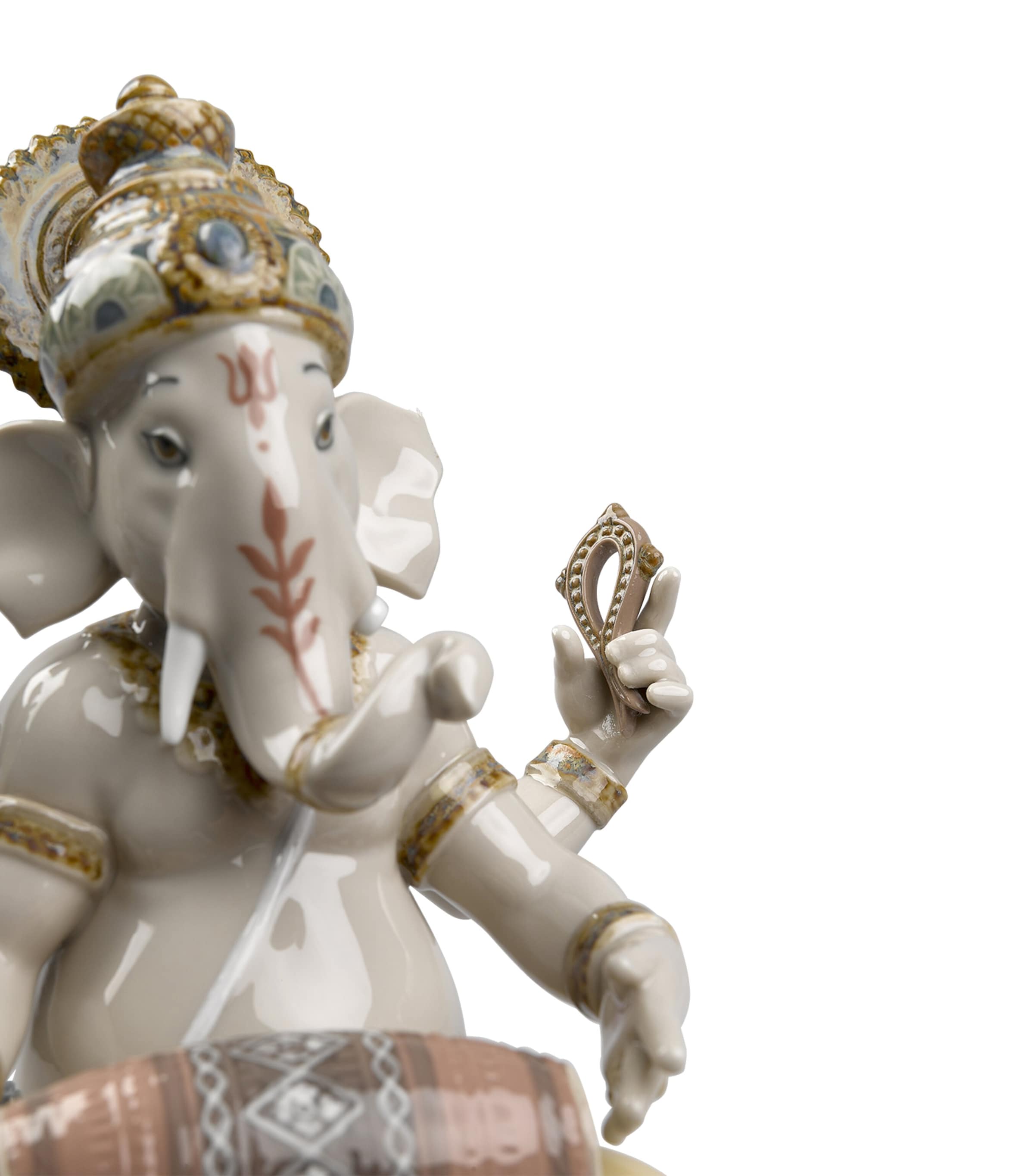 Lladró Mridangam Ganesha Figurine Image 4