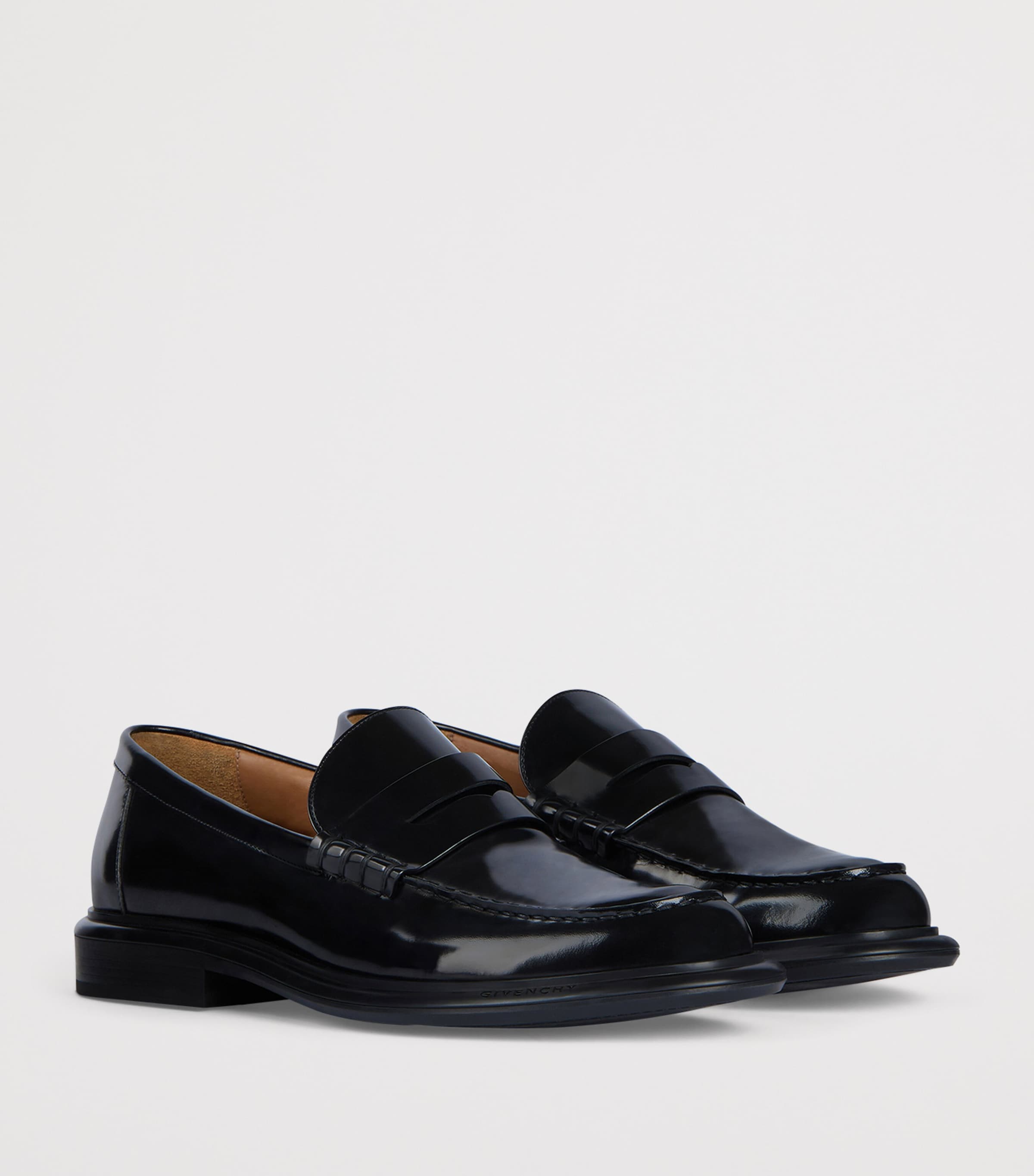 Patent Leather Loafers BLACK Image 3