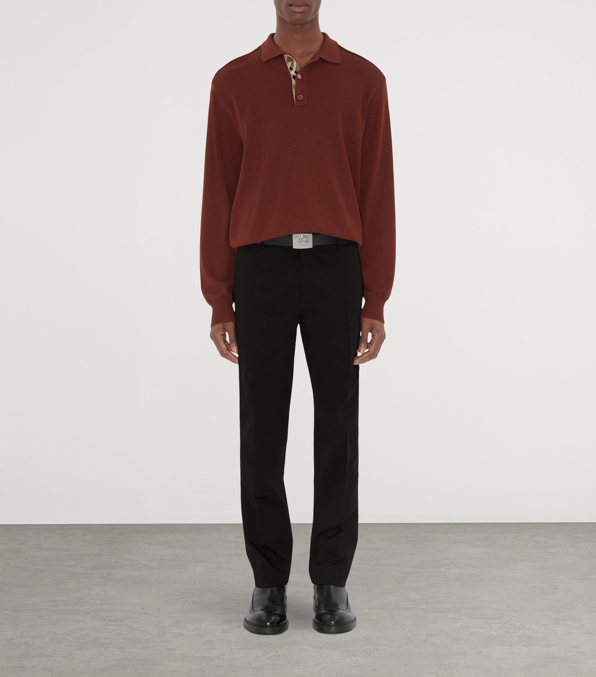 Cotton Chinos BLACK Image 2