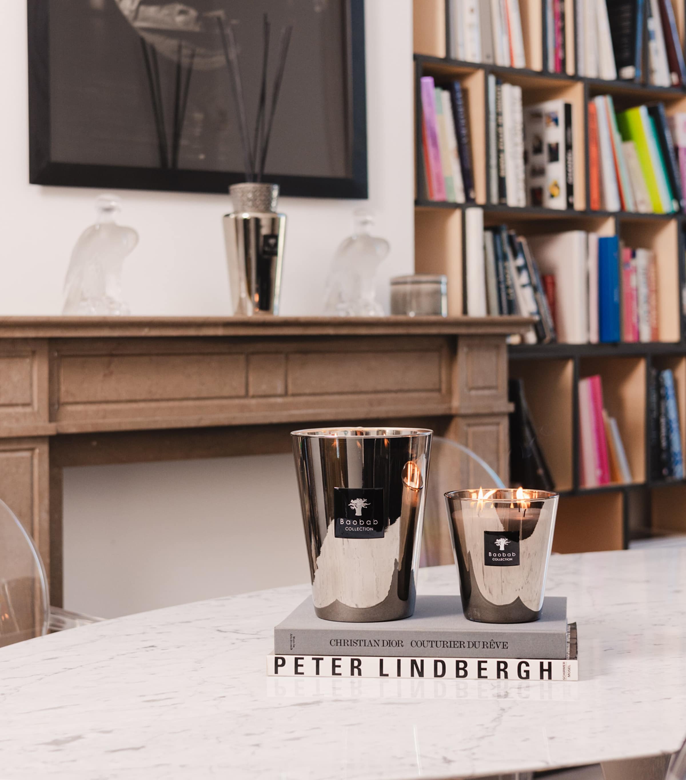 Baobab Collection Platinum Candle (10kg) Black Image 4