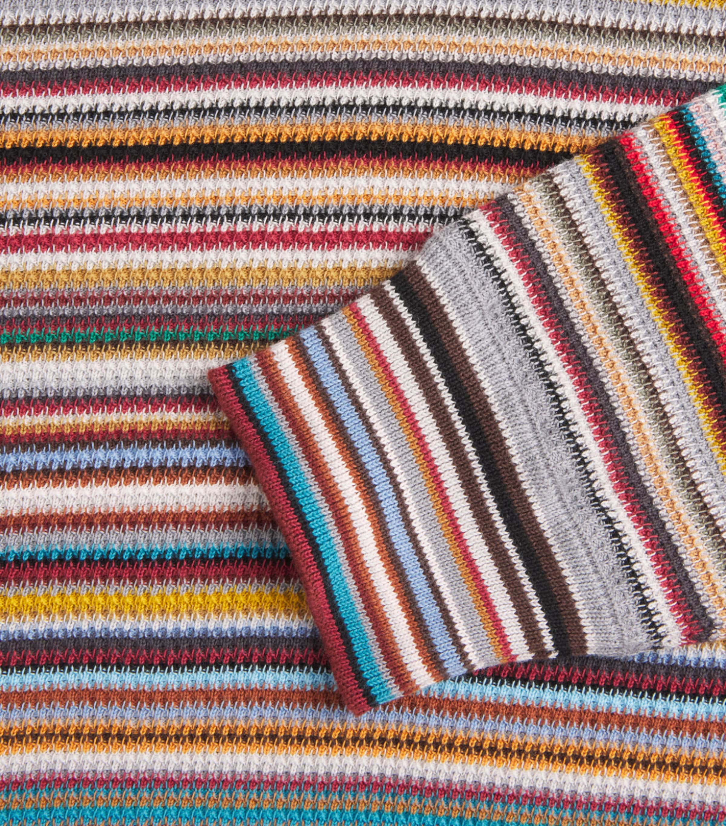 Paul Smith Mens Cotton Signature Stripe Sweater Coloured Image 6