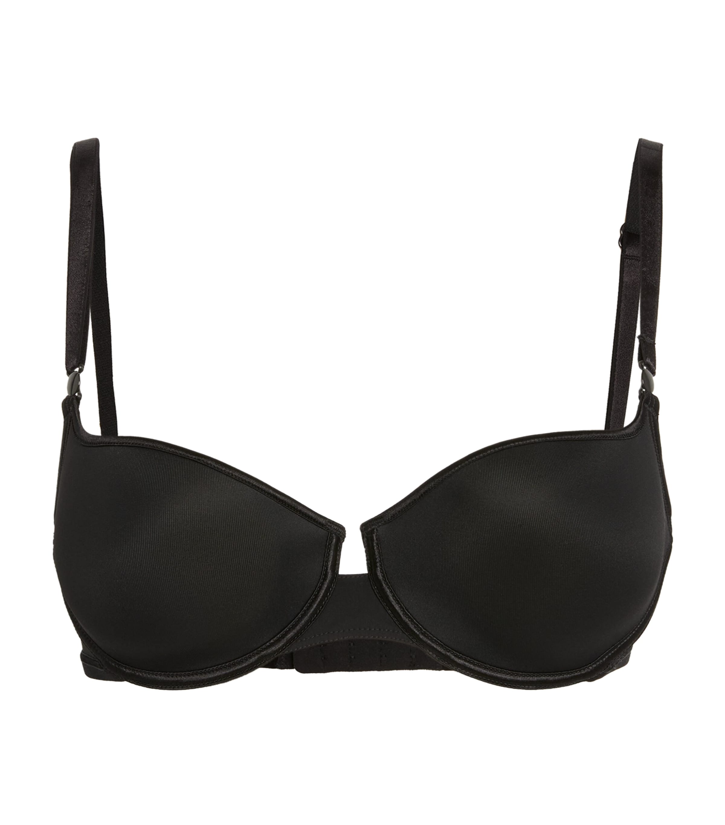 Maison Lejaby Padded Balconette Bra In Black