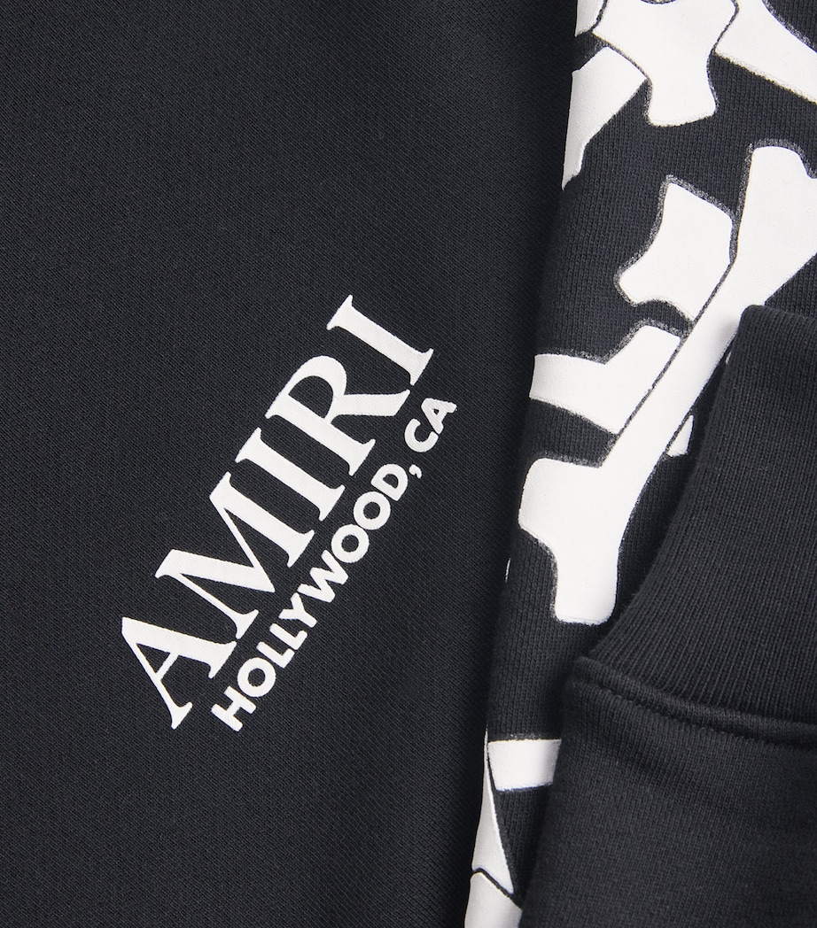 Cotton Bones Stacked Hoodie BLACK Image 5